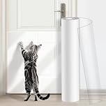 Newthinking Cat Scratch Furniture Protector 11.8" x197", Clear Anti Cat Scratch Sticky Tape Roll, Free Cutting Door Sofa Furniture Protector for Cats, Width 30cm, Length 500cm