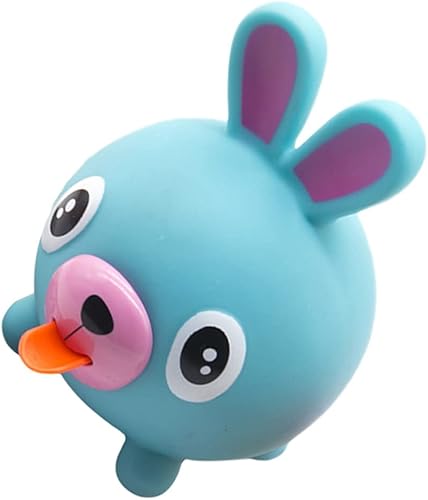 Zerodeko Pelota antiestrés para niños, juguete de dibujos animados chirriante para apretar la lengua y el estrés, divertido regalo de fiesta