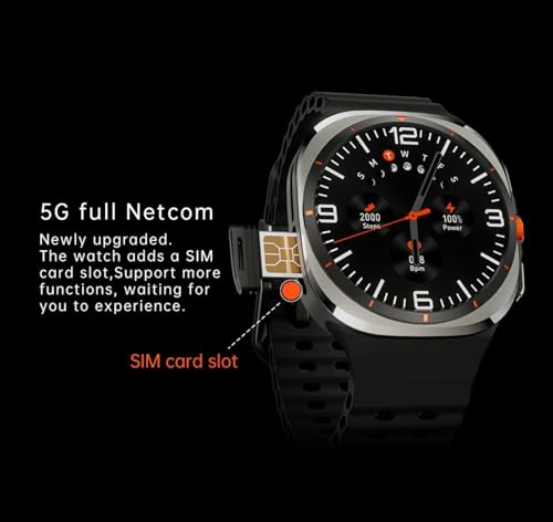 Reloj Inteligente 5G Android con Pantalla AMOLED y Cámara Giratoria 4
