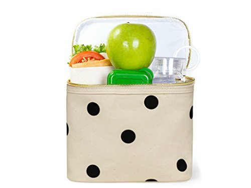 Kate Spade New York Women's Lunch Tote, (Out To Lunch) Big Deco Dot, Canvas #TOP2