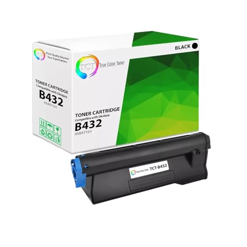Toner compatible Okidata B512dn B432dn grand rendement noir pour copieur MB562w MB492
