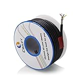 CBAZY™ 2547 24 AWG Control Cable Copper Wire Shielded Audio Cable Headphone Cable Signal Line 4-core