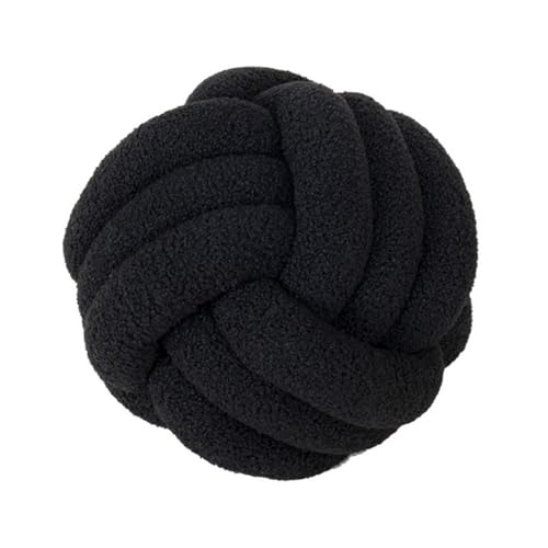 QWWQYDY Cojin Nudos Cojín con Nudo de Mano for sofá, Almohada Ultra Suave compañía, Decorativa, Bola Anudada Tejida a, cojín for, rellena for el hogar(Color-A)