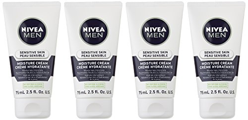 Nivea For Men Sensitive, Extra Soothing Lotion For Sensitive Skin, Spf 4, 2.5-Ounce Tubes (Pack Of 4) #TOP4