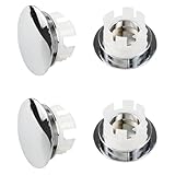 4 Stück Waschbecken-Überlaufringe (Ø 22–24 mm) – Universell für Spüle, Badewanne & Badezimmer, einfache Montage & strapazierfähig