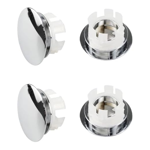 4 Stück Waschbecken-Überlaufringe (Ø 22–24 mm) – Universell für Spüle, Badewanne & Badezimmer, einfache Montage & strapazierfähig