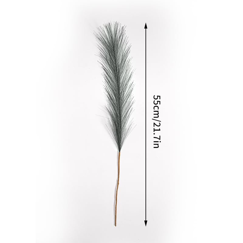 Pampas Grass grande 5/10pcs flores artificiales para decoración miniatura 7