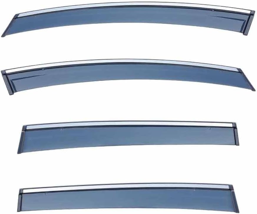 Car Windshield Rain Guards for Peugeot 3008 MK1-T8 2008-2015, Front Rear Window Wind Deflectors Visors Waterproof Deflector Windows Exterior Accessories