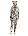 Totally Pink Women's Cozy Plush Onesie, Multi, Medium