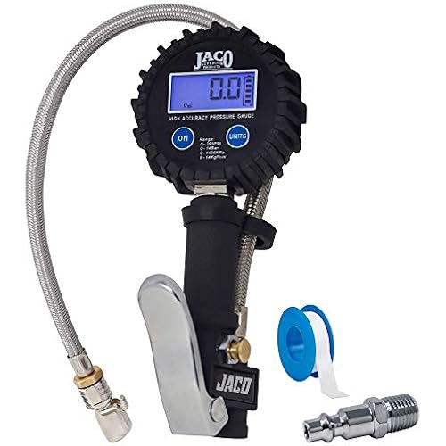 JACO FlowPro Digital Tire Inflator with Pressure Gauge - 200 PSI