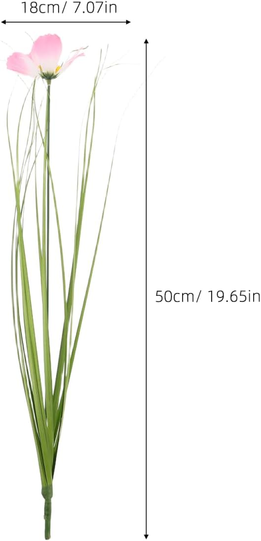 SHINEOFI 10pcs Artificial Onion Grass Plants,Tall Faux Shrubs Greenery Stems - Decorative Fake Grass Bushes for Indoor Outdoor Garden Porch Office Home Decor