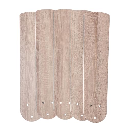 Pales de ventilateur de plafond en bois 52 pouces avec trous pré-percés Jojofuny