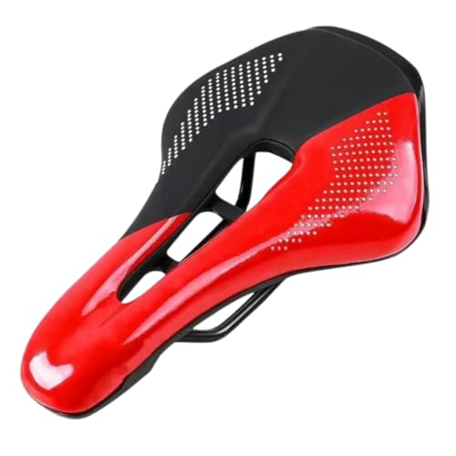 MAKUMINORS 自転車 サドル カバー サドルカバー ロードバイク クロスバイク マウンテンバイク 防水 シート クッション 衝撃吸収 ブラックxレッド