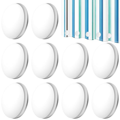 Magnetic Shower Curtain Weights,10PCS Magnetic Curtain Weights,Waterproof Drapery Clips for Curtains Tablecloths Flags