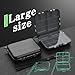 Tcakelox Mini Plastic Tackle Boxes for Small Tackle Box Organizer, Ideal for Fishing Storage Containers, Kayak Fly Boxes Large