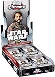 2023 Topps Star Wars Chrome Trading Card Hobby Box 1 Autograph Per Box