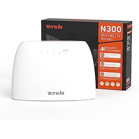 Tenda 4G03 N300 4G LTE Router Cover