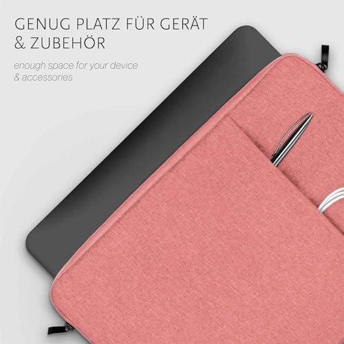 Funda para Surface Book 15 moex rosa con compartimento minimalista 2