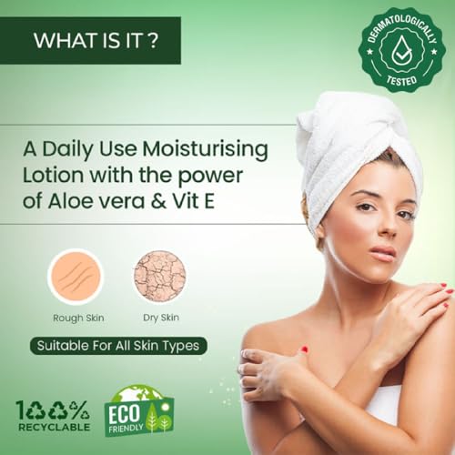 Image of NMF-E Body Lotion | Body Moisturiser for Dry Skin | Natural Moisturising Factors | Quick-Absorbing & Non-Greasy | For Women & Men | 1000 ml