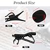 24 Pieces Lapel Microphone Clips Replacement Kit, Mic Clip, 6 Pieces Lavalier Microphone Metal Tie Clips, 6 Piece Plastic Lavalier Wire Clip and 12 Piece Windscreen Foam Cover #1