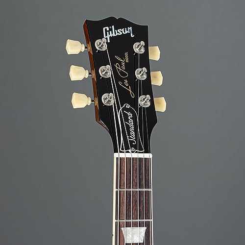 Gibson Les Paul Standard 50s Custom Color Figured Translucent Oxblood – Guitare Électrique à Coupe Simple - Les Beatles, Paul McCartney, John Lennon, RIngo Starr, George Harrison Gibson Les Paul Standard 50s Custom Color Figured Translucent Oxblood - Guitare Électrique à Coupe Simple – Image 6
