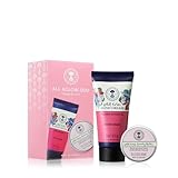Neal's Yard Remedies All Aglow Gift Set, Wild Rose Beauty Balm & Hand Cream, Radiant and Nourished Skin, Vegan & Cruelty-Free, Set of 2