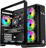 Grande compatibilité : peut accueillir des cartes graphiques jusqu'à 410 mm de long, des refroidisseurs de processeur jusqu'à 157 mm de hauteur, et prend en charge les cartes mères ATX, Micro-ATX et Mini-ITX.