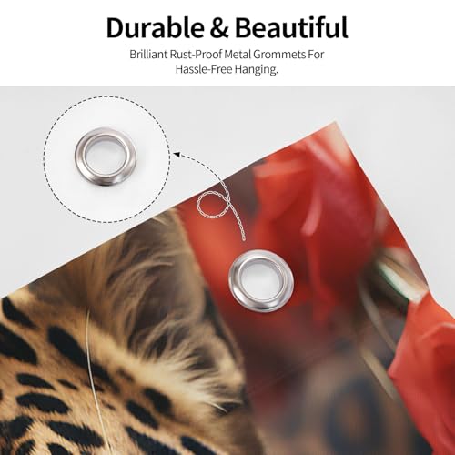 Drapeau pour extérieur double face rose rouge et tigre 1,2x1,8m
