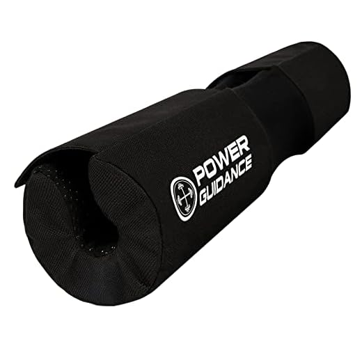 POWER GUIDANCE Barbell Squat Pad - Neck & Shoulder Protective Pad Built-in Velcro Straps and Anti-Skid Points for Squats, Lunges, Hip Thrusts, Weightlifting - Fit Standard and Olympic Bars