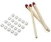 Oznium 20 pieces of PLCC-2 Surface Mount LEDs, 3528 Size SMD SMT LED - Blue