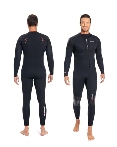 Seaskin 5mm Mens Wetsuit Front Zip Full Wetsuit