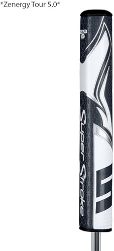 Miniatura 2 de SuperStroke Zenergy Tour 5.0 - Agarre para putter de golf con tecnología SPYNE mejorada sin conicidad, nueva textura multizona y puerto tecnológico,