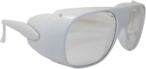 Nuevas gafas de protección para láser de CO2 10600nm 10.6um Safty gafas absorción marco blanco