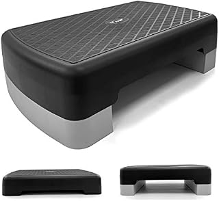 TnP Distribution Mini Aerobic Stepper Step Steps Exercise Cardio Gym Yoga Home Workout Pilates Yoga Adjustable Block Step Board Fitness High Performance