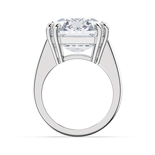 Swarovski Mesmera Ring, Large Clear Crystal With A Rhodium Finish Setting, Size 6, Part Of The Swarovski Mesmera Collection #TOP1