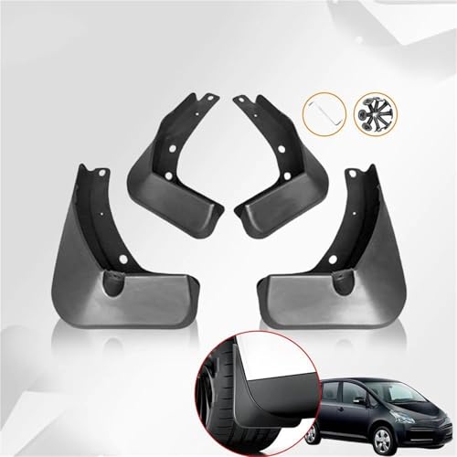 Guardabarros automotrices delanteros y traseros para Toyota Ractis modelos 2006 a 2008 2