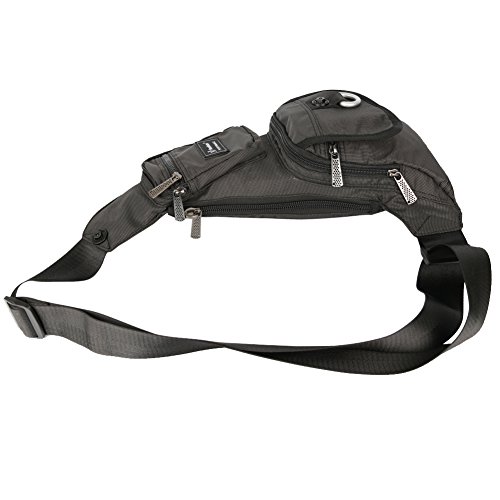 Sling Bag, Vanlison Small Sling Backpack, Small Chest Bag - Small Crossbody Bag For Men Women, Lightweight Shoulder Bag Black #TOP4