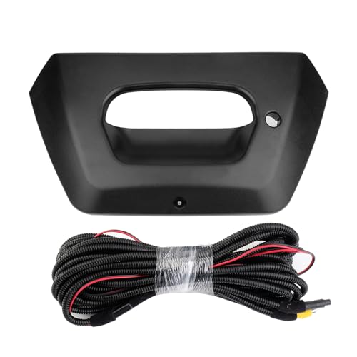 Image of 93440179 Tailgate Handle Bezel Trim Backup Camera Compatible with Chevy Chevrolet Avalanche 1500 2500 Pickup Truck 2002-2006 Replaces # 15094722 GM1916104 GM1916105