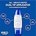 Red by Kiss All Mighty Bond Lace Front Wig Glue & Remover Set, Dual Tip Applicator, Instant Dry, Water Resistant, Strong Hold for Wigs, Frontals, Toupees, Safe for Sensitive Skin, Front Wig Remover