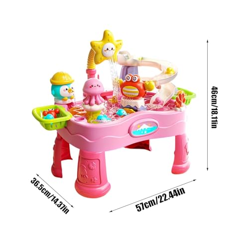 Table de jeux d'eau portable et électrique pour l'été des enfants