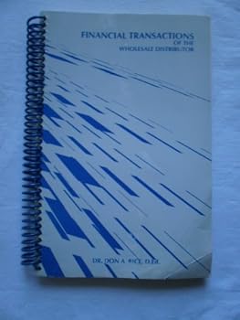 Paperback Financial transactions of the wholesale distributor Book
