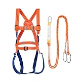 TAOZHUGONG Harnais de récupération complet avec sangle d'amortisseur de chute, kit de pr...
