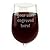 Personalized Wine Glass Engraved with Your Custom Text