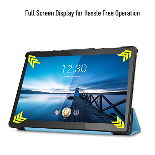 Image of Robustrion Smart Trifold Hard Back Flip Stand Case for M10 FHD Plus 10.3 inch - Light Blue