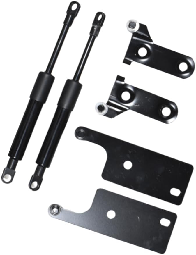 JINGLING Trunk Struts for Hilux GUN125 GUN126 Pickup 2015-2024 Rear Boot Tailgate Gas Dampers Lift Supports TWO YEARS WARRANTY (Normal Black)