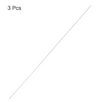 Vista 162 de uxcell Varilla redonda sólida de acero inoxidable 304 de 0.197 in x 5.906 in para manualidades de bricolaje - 10 piezas