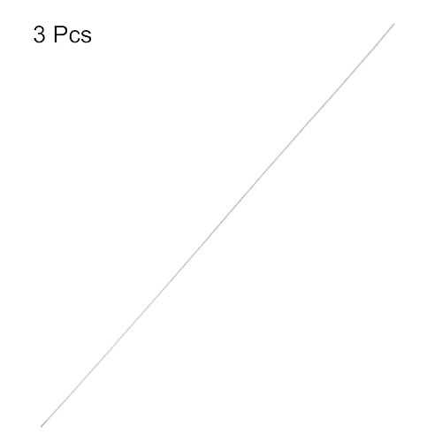 Miniatura 162 de uxcell Varilla redonda sólida de acero inoxidable 304 de 0.197 in x 5.906 in para manualidades de bricolaje - 10 piezas