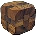 6 Wooden Puzzle Gift Set in A Wood Box - 3D Unique IQ Puzzles