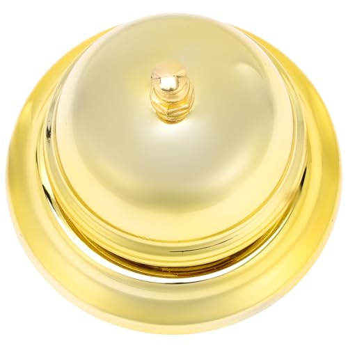 DEARMAMY Campanello da Tavolo in Lega per Servizio Suono e Robusto per Reception Hotel Cucina e Bar Design Classico Compatto e Portatile Stile e Colore Casual Colore Casuale Colore Casuale