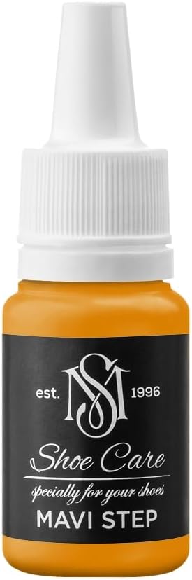 Nutritive Leather Spray - NCS S 2070-Y30R Darkest Golden Orange - Deep Conditioning & Shoe Color Restoration for Smooth Leather by MAVI STEP - 1.70 fl oz / 50 ml